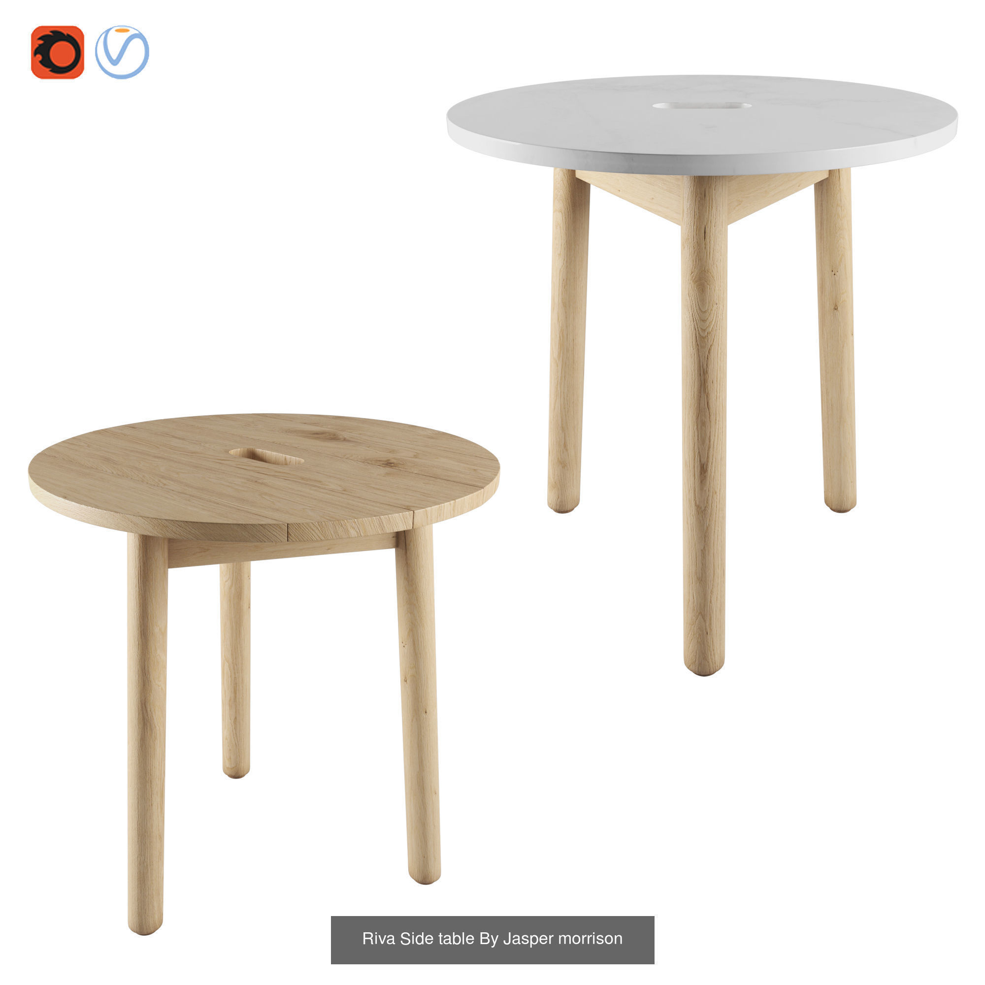 Riva By Jasper Morrison 3D Model Collection_4