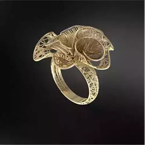 Gold ring  printable 3D print model