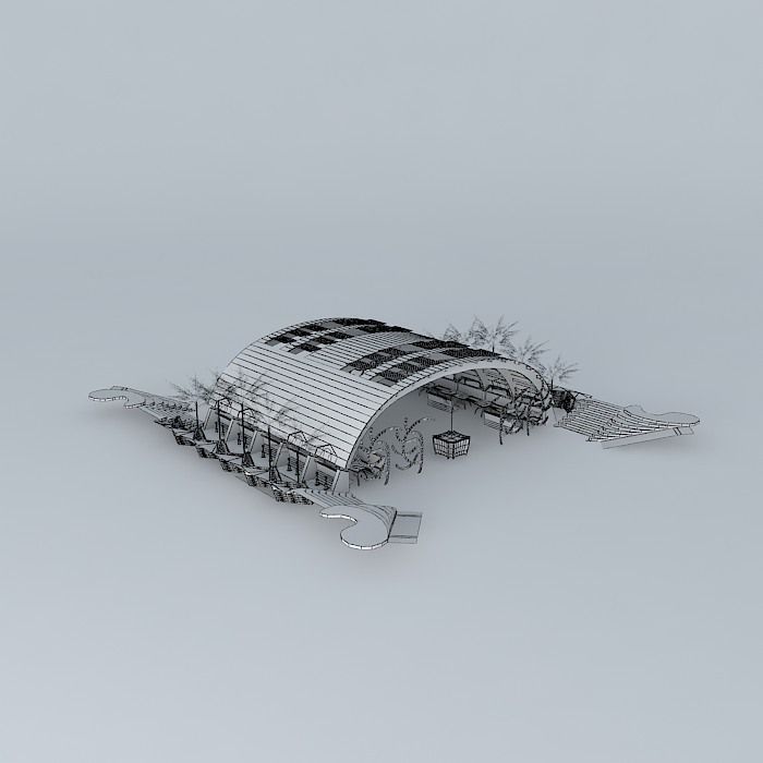 Solart Nouveau Vault Free 3D model_4