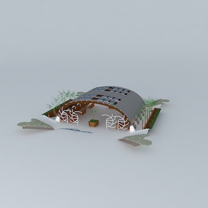 Solart Nouveau Vault Free 3D model_1