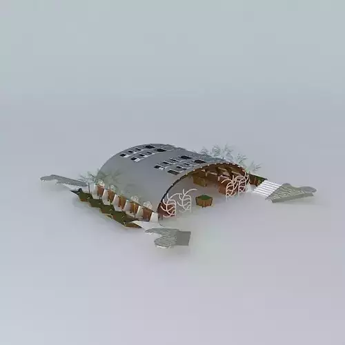 Solart Nouveau Vault Free 3D model Solart Nouveau Vault Free 3D model