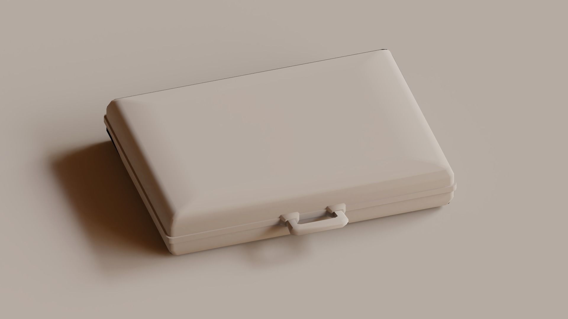 Money - Low Poly suitcase Low-poly 3D model_18