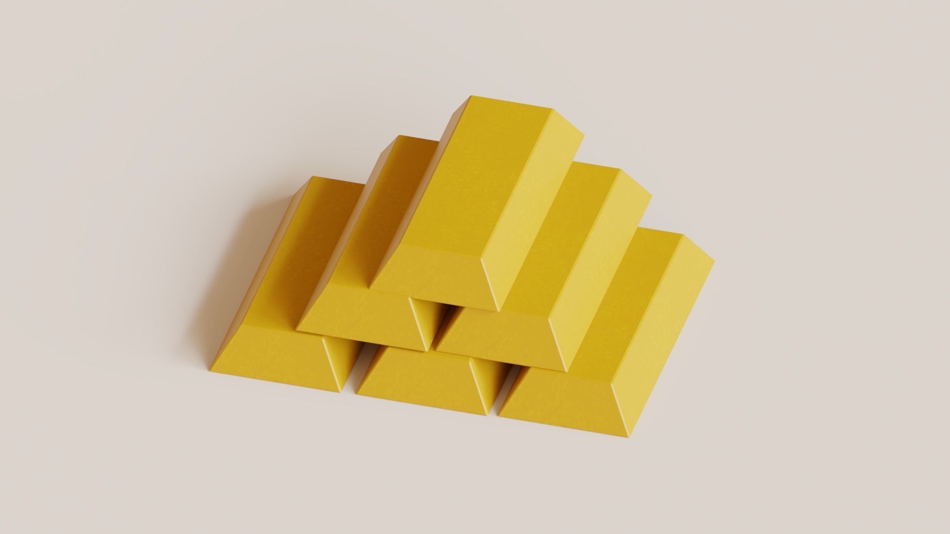 Money - Low Poly suitcase Low-poly 3D model_8