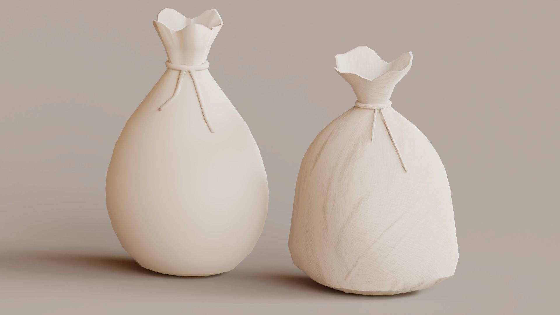 Money - Low Poly suitcase Low-poly 3D model_10