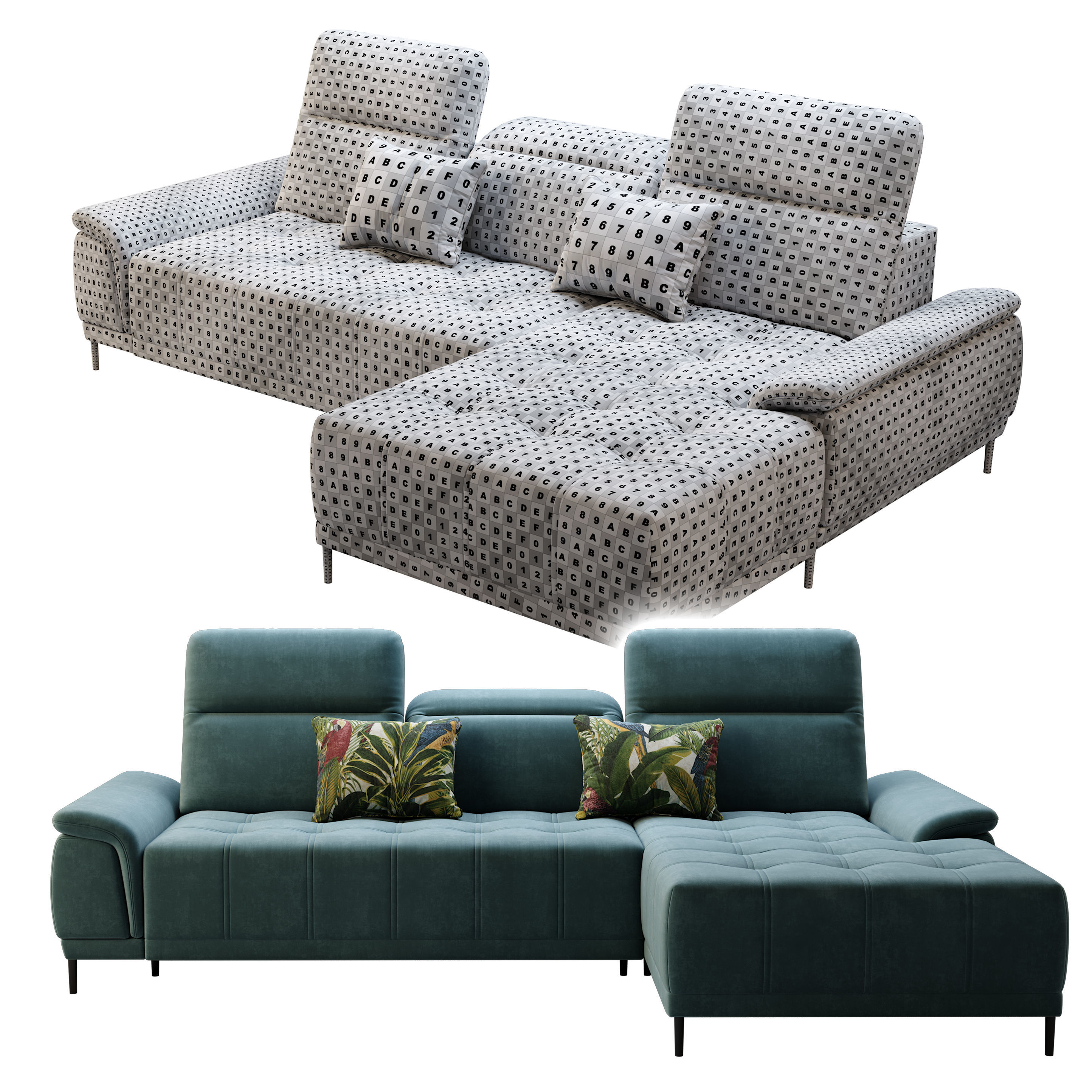 Wersal  Calvaro MINI Sofa 3D model_3