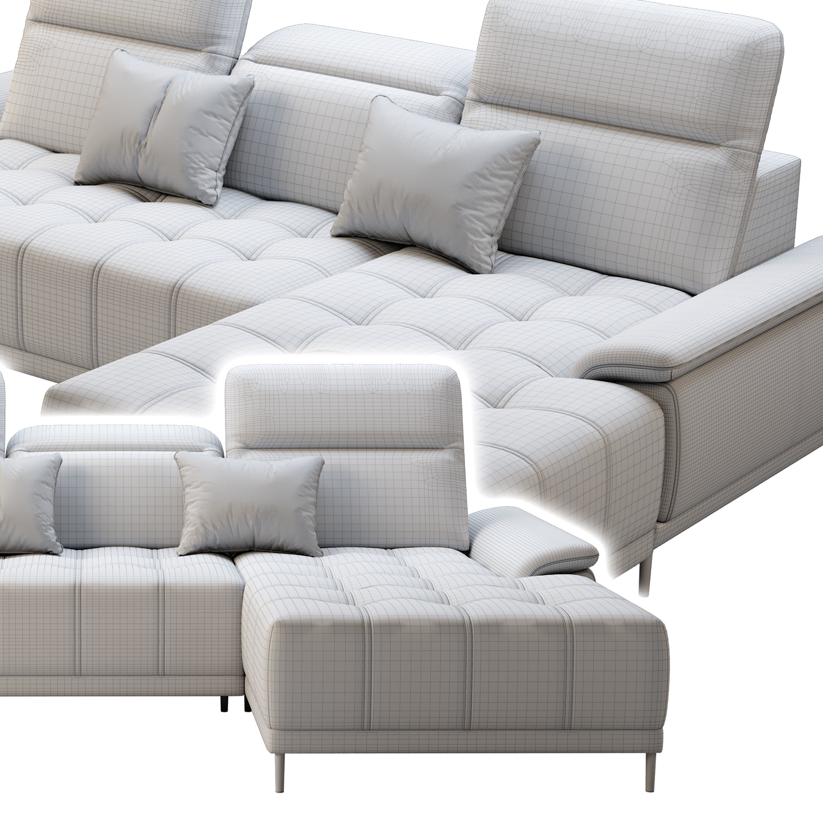 Wersal  Calvaro MINI Sofa 3D model_2