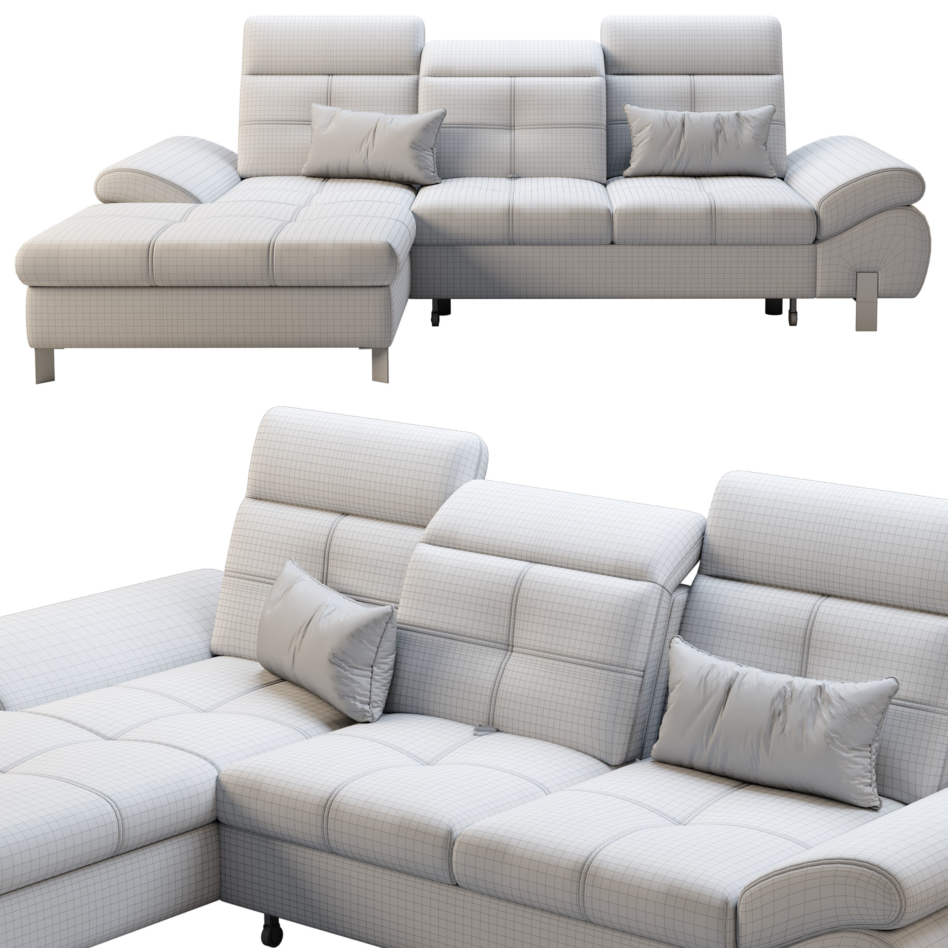 Wersal Opti Sofa 3D model_1