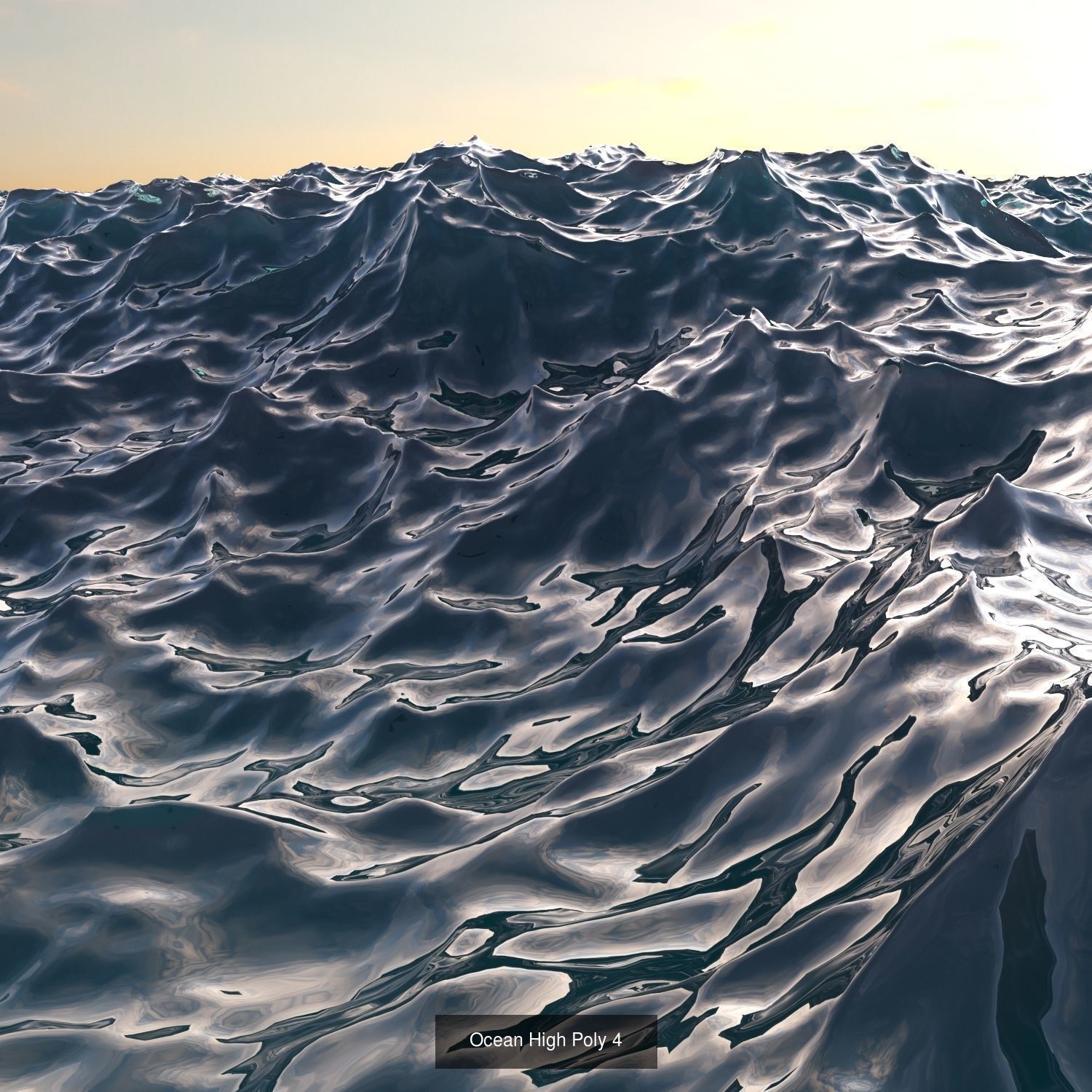 Ocean High Poly Pack 3D Model Collection_4