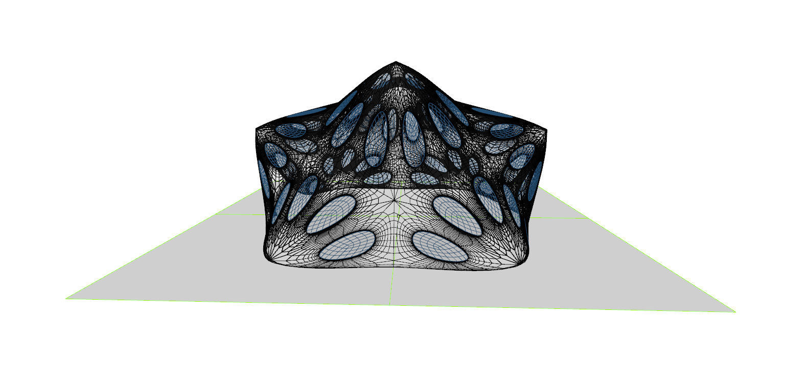 Pointed structure with smooth edges 3D model_25