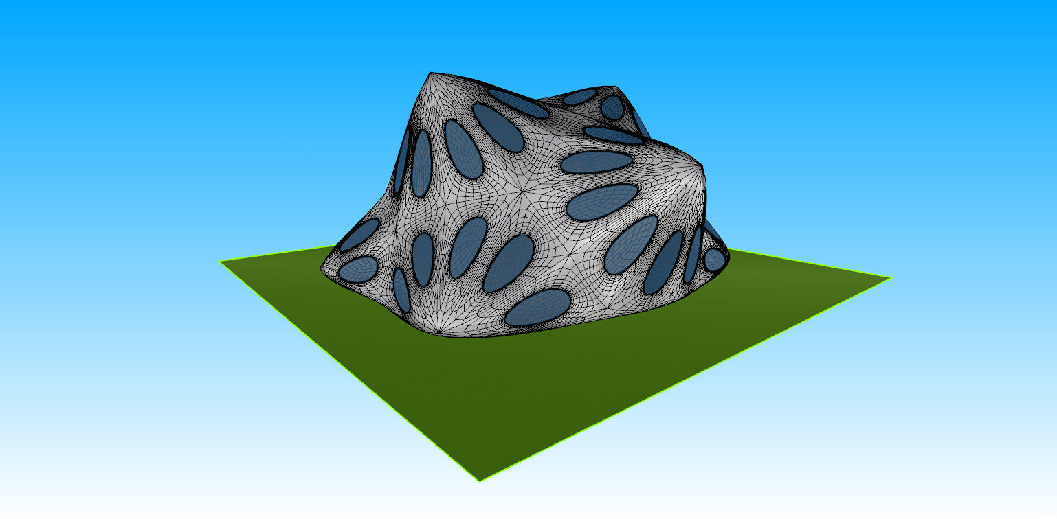 Pointed structure with smooth edges 3D model_14