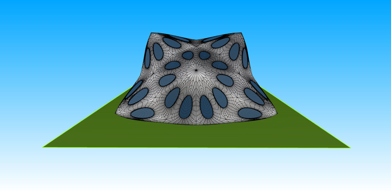 Pointed structure with smooth edges 3D model_15