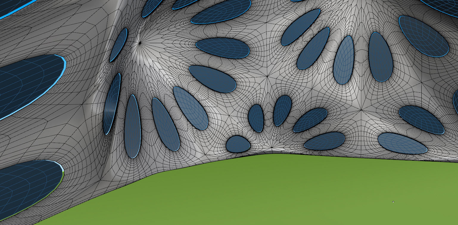 Pointed structure with smooth edges 3D model_20