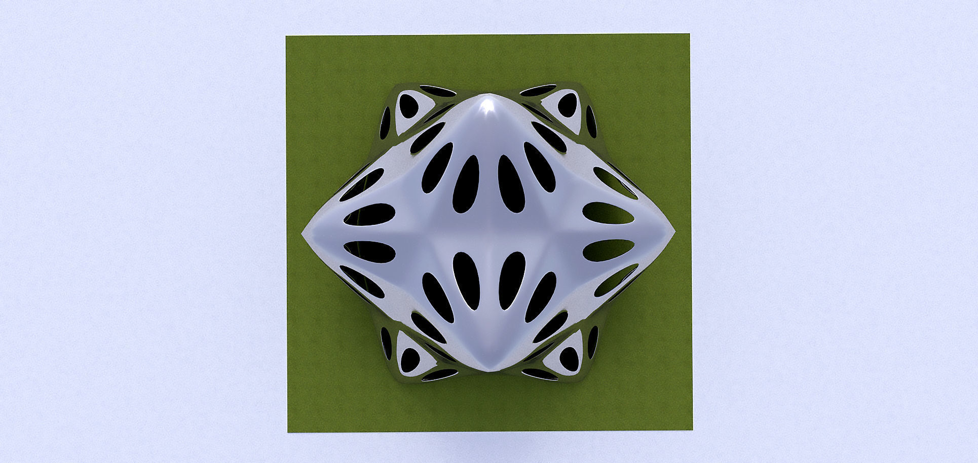 Pointed structure with smooth edges 3D model_9