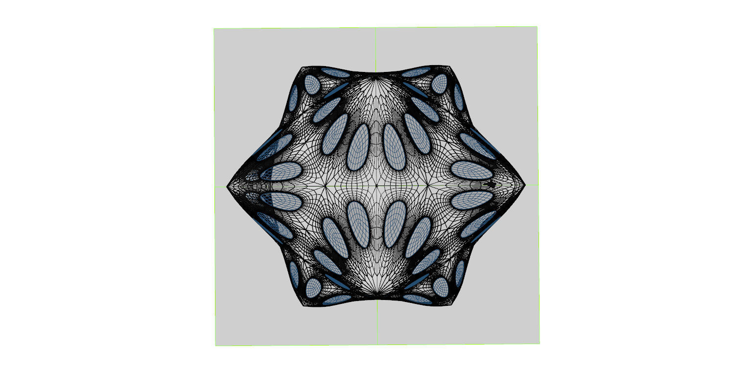 Pointed structure with smooth edges 3D model_31