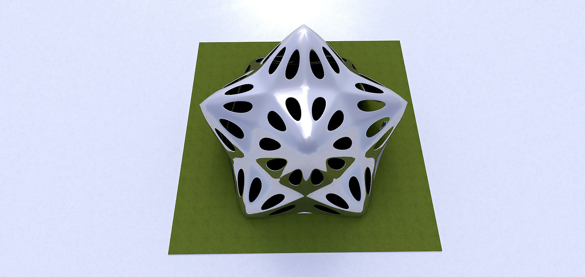 Pointed structure with smooth edges 3D model_8