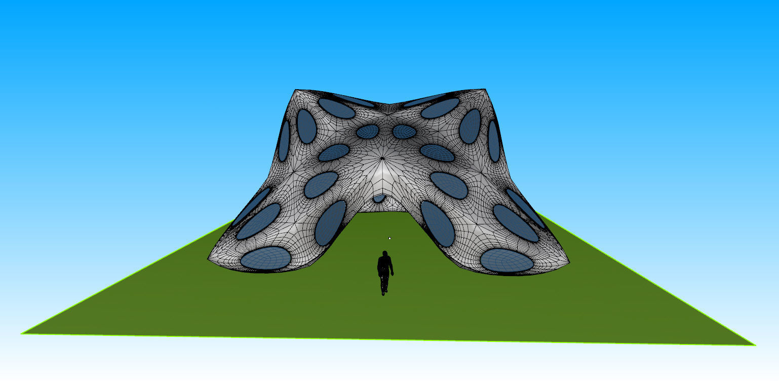 Pointed structure with smooth edges 3D model_11