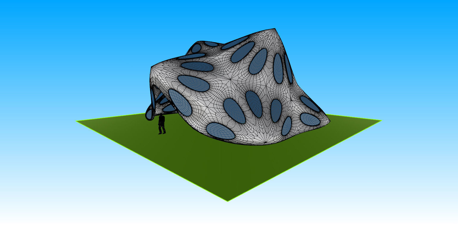 Pointed structure with smooth edges 3D model_12