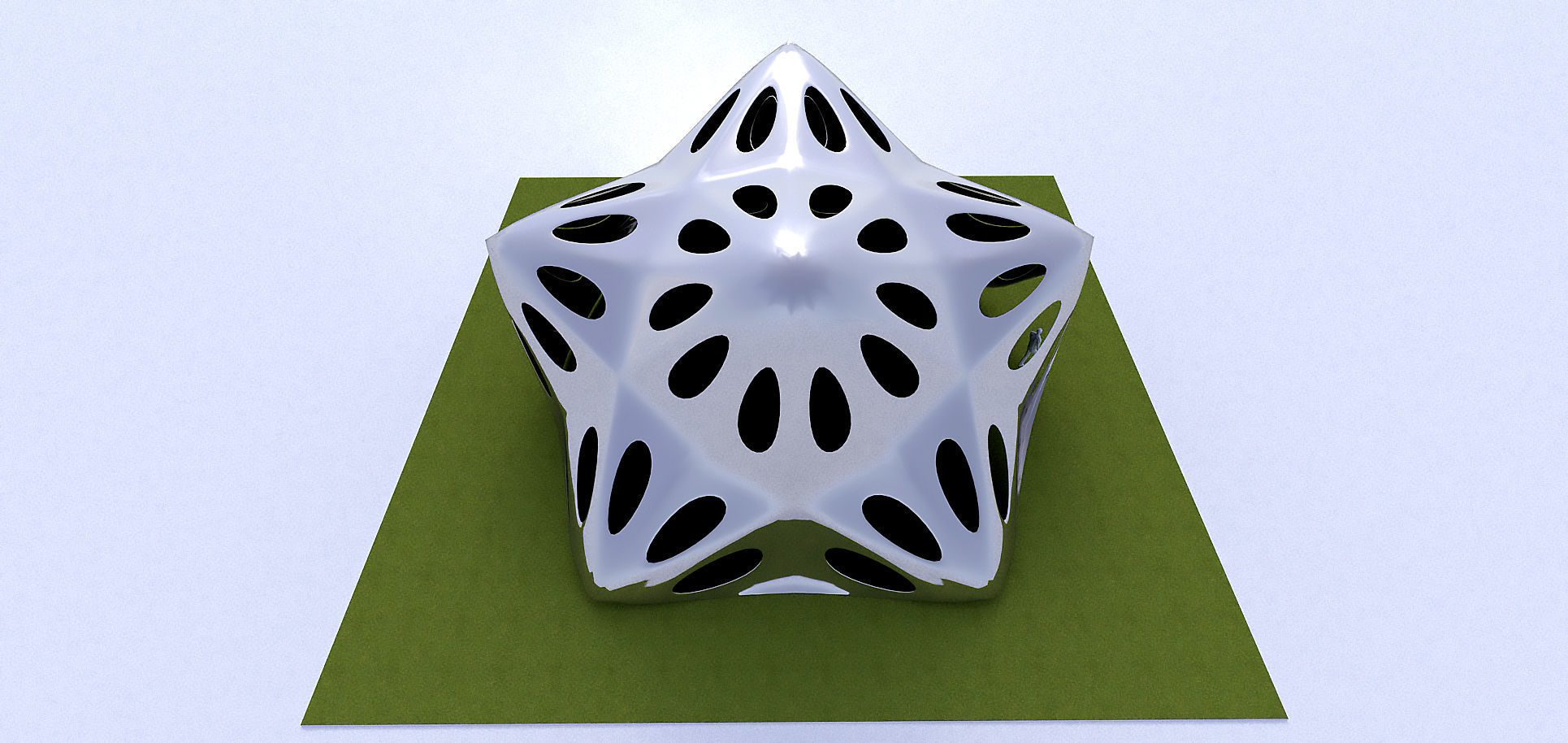Pointed structure with smooth edges 3D model_7