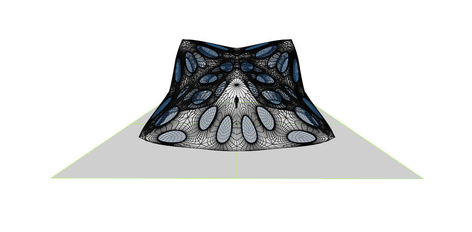 Pointed structure with smooth edges 3D model_27