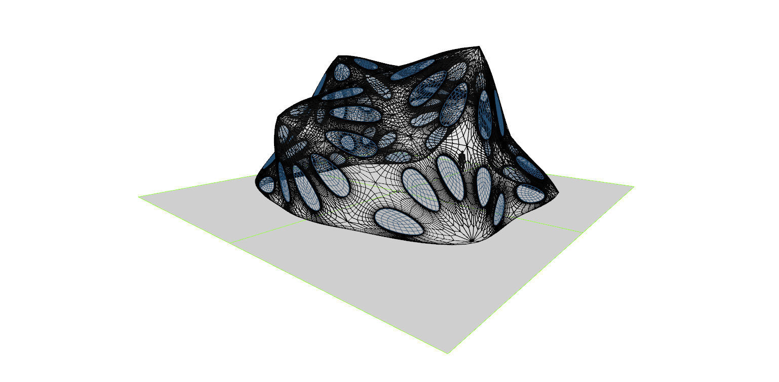 Pointed structure with smooth edges 3D model_28