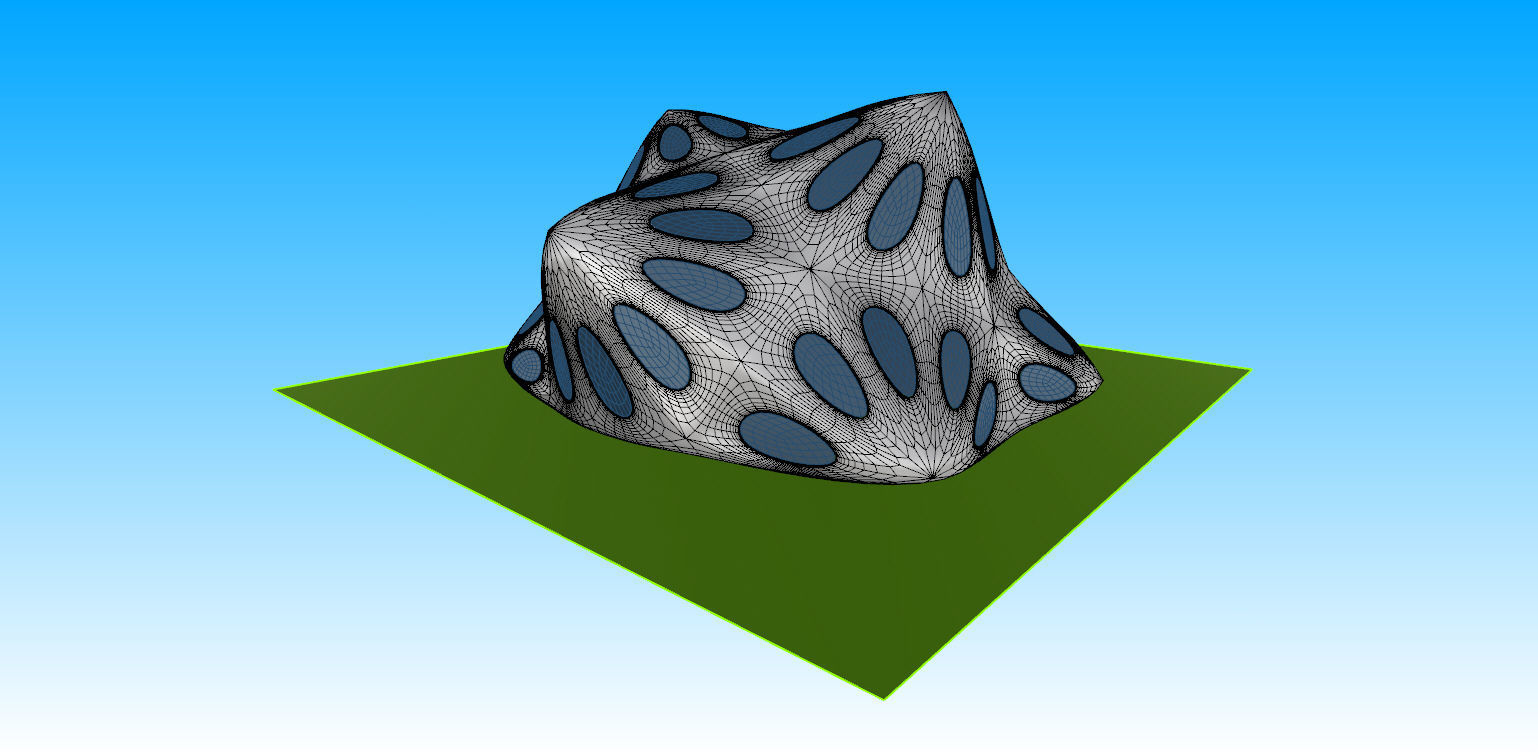 Pointed structure with smooth edges 3D model_16