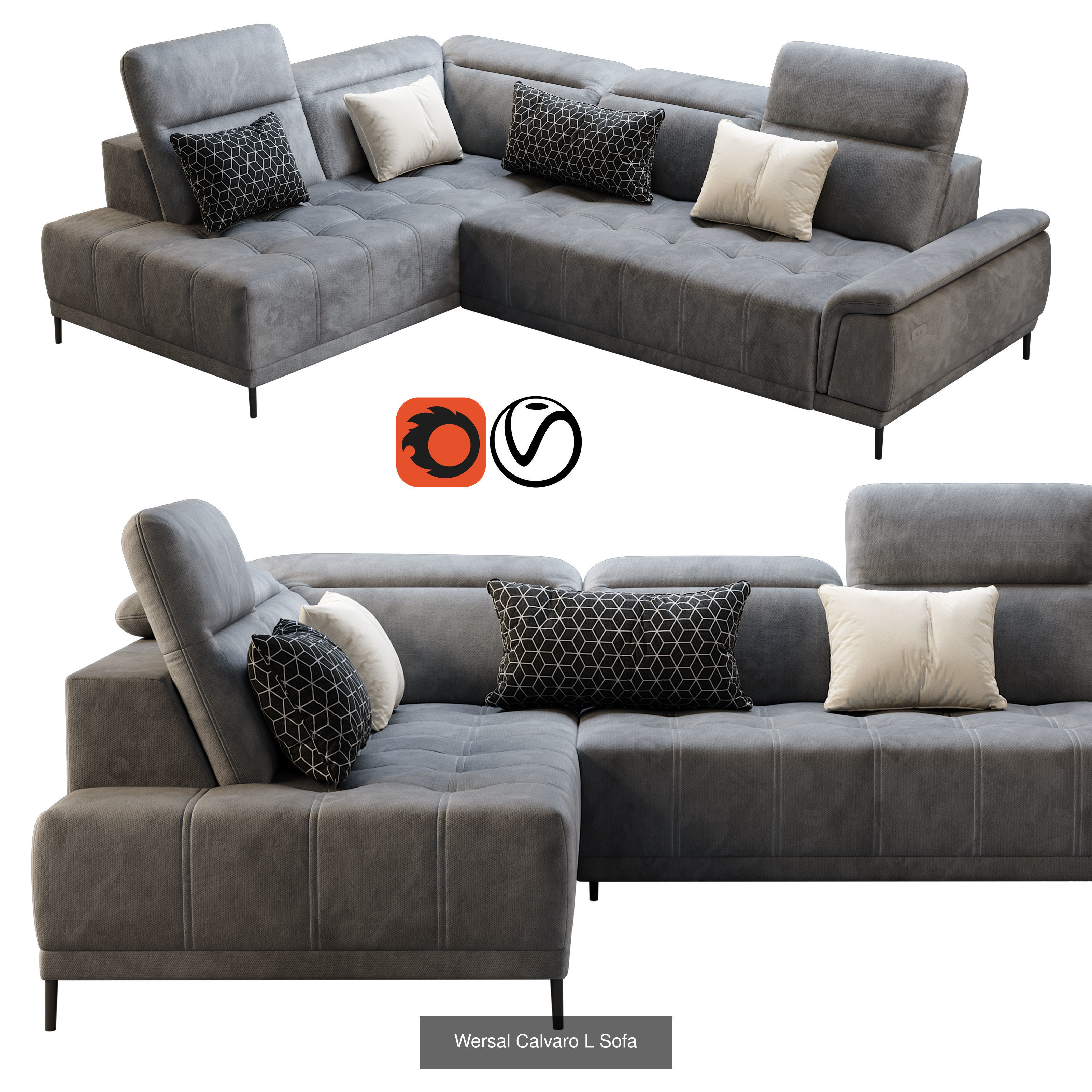 Collection of  9 Wersal sofas _5