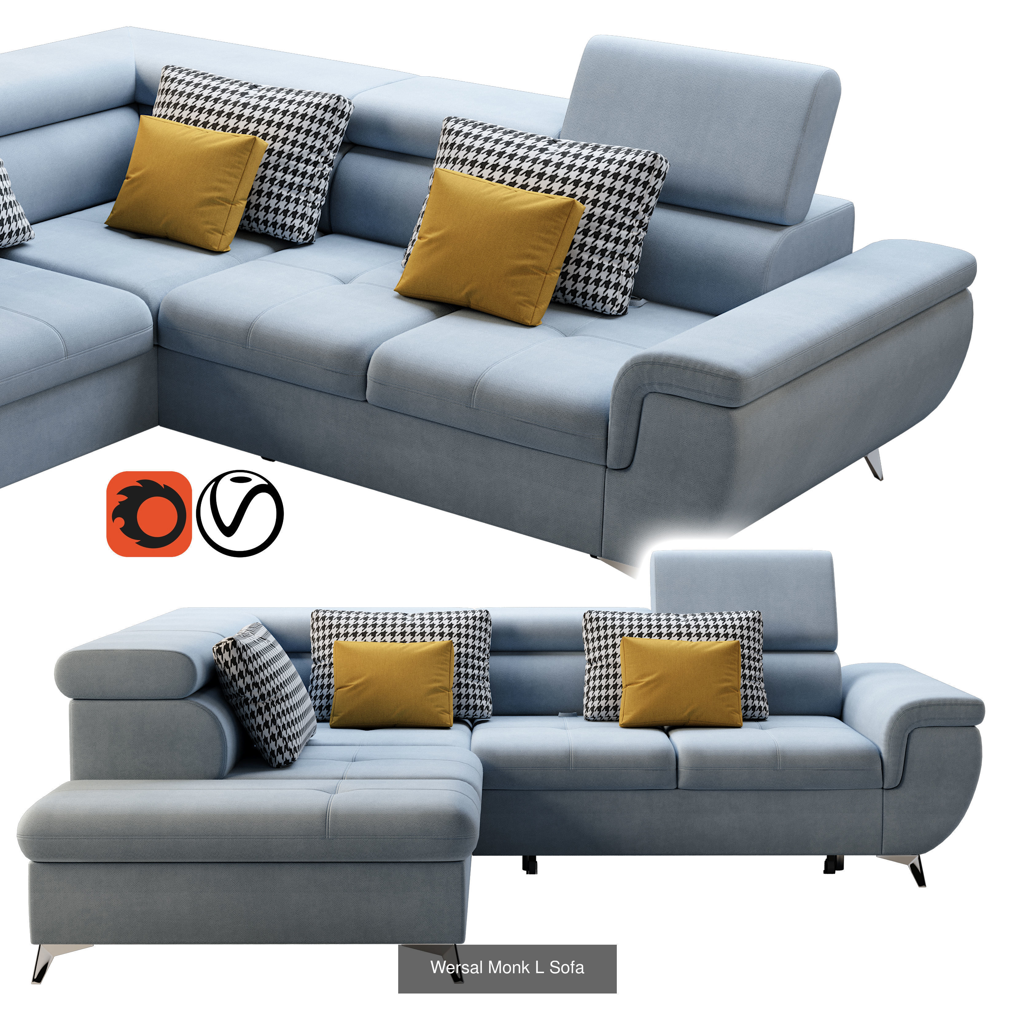 Collection of  9 Wersal sofas _2