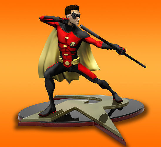 Robin Tim Drake model for 3d Print 3D print model