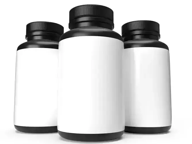 Supplement Bottle 3D model