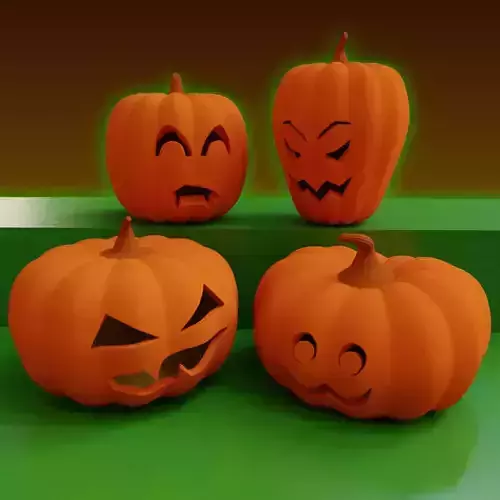 Jack o Lantern Set