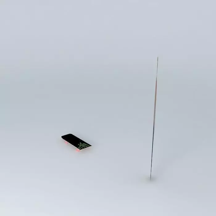 Simple skateboard design Free 3D model