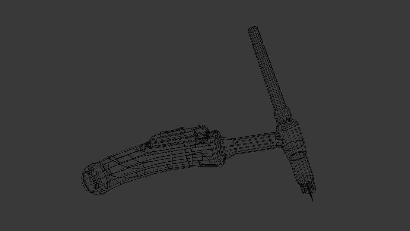 TIG Torch 3D model_11