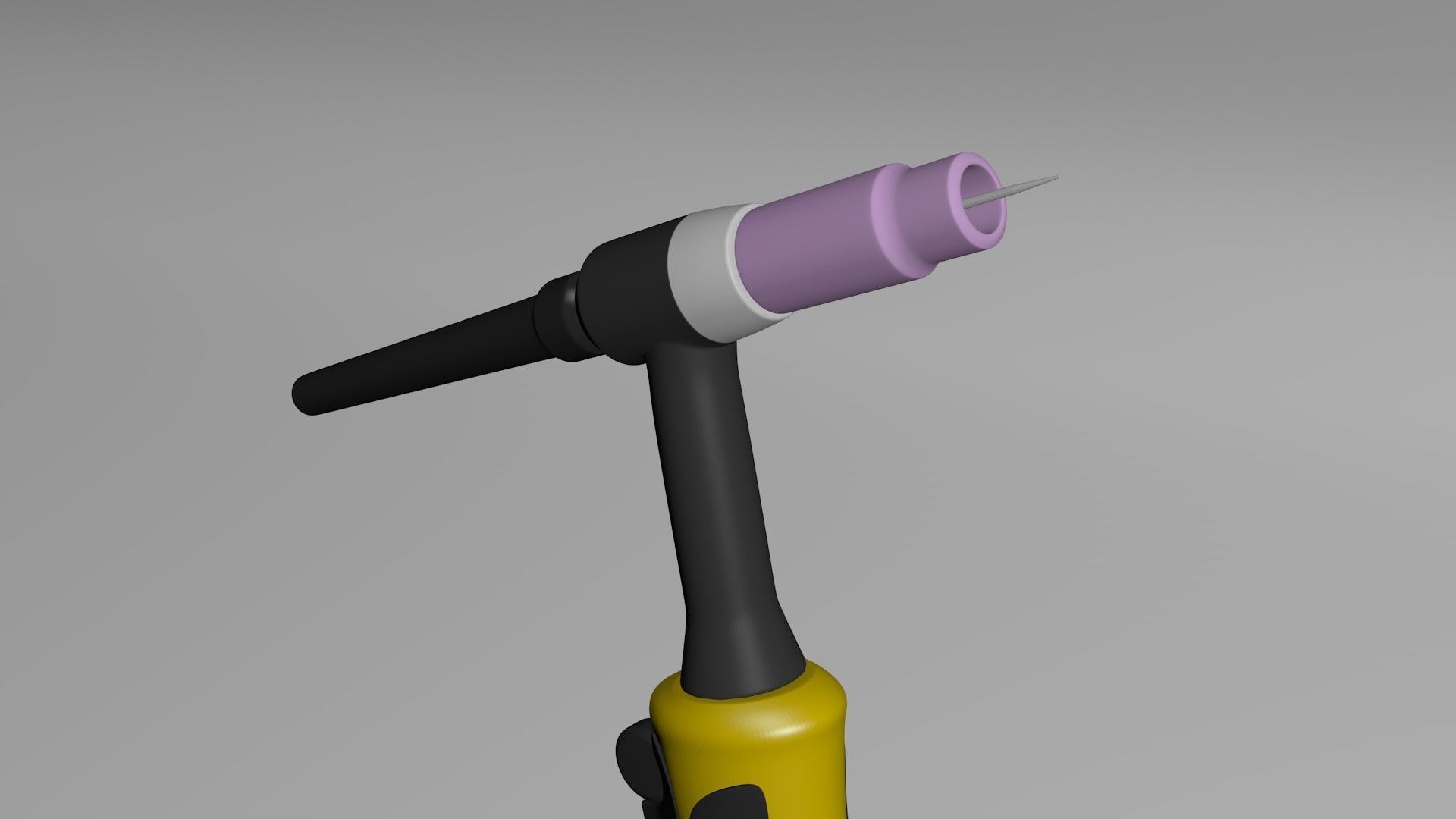 TIG Torch 3D model_3