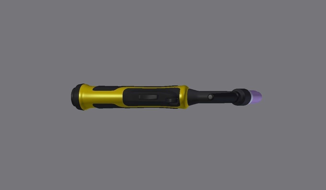 TIG Torch 3D model_8
