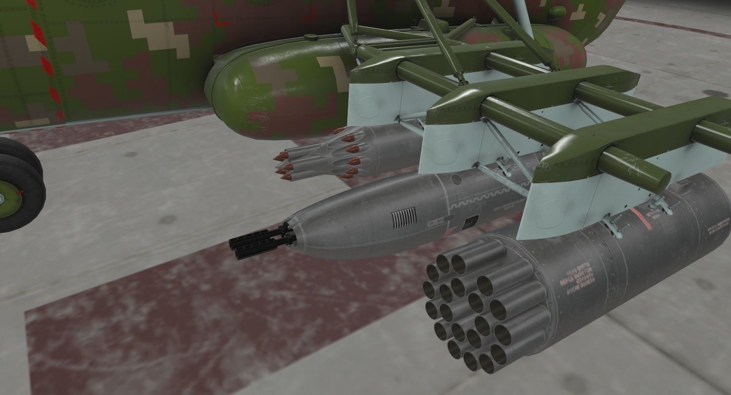  Mi-17 Slovak Air Force  Low-poly 3D model_10