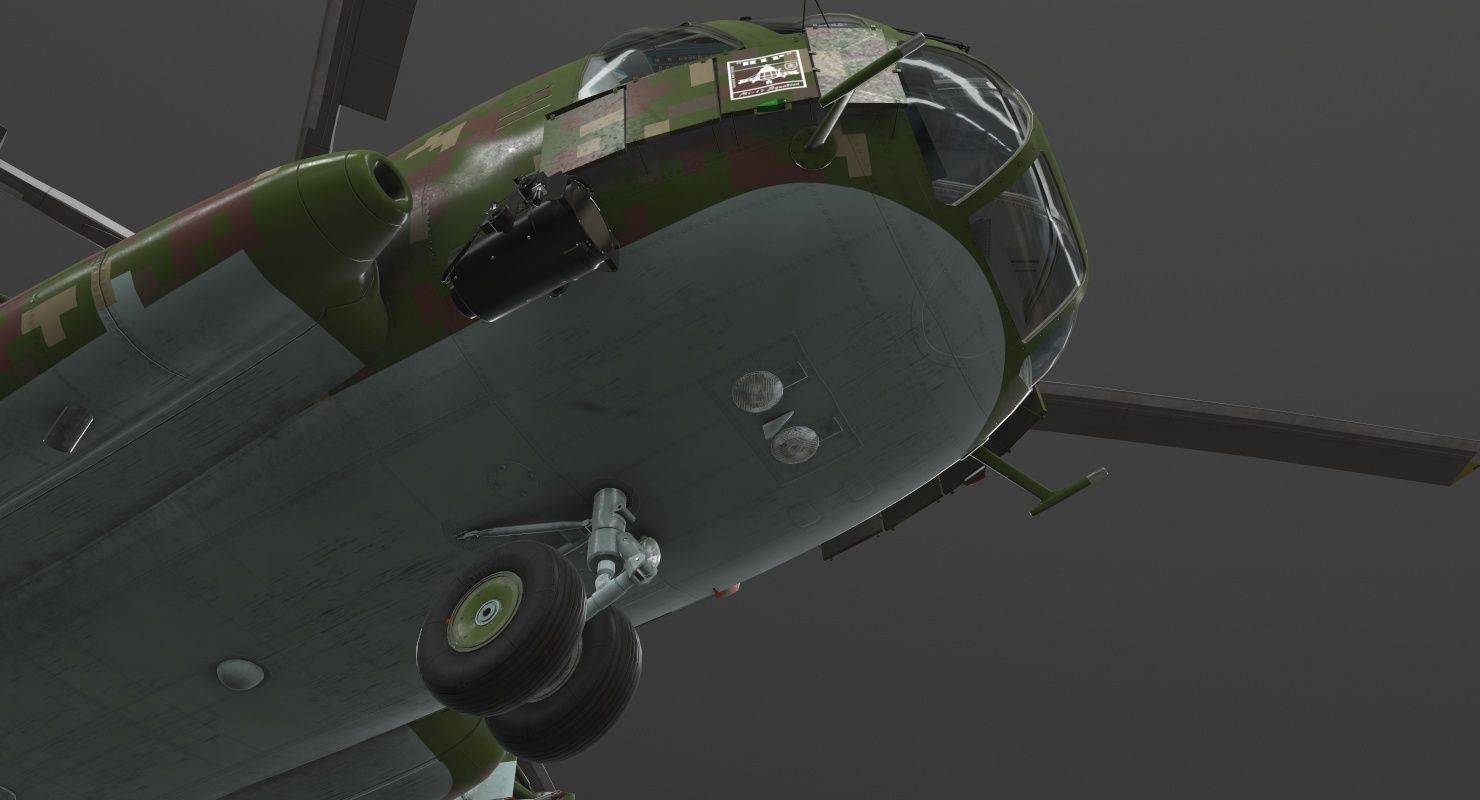  Mi-17 Slovak Air Force  Low-poly 3D model_36