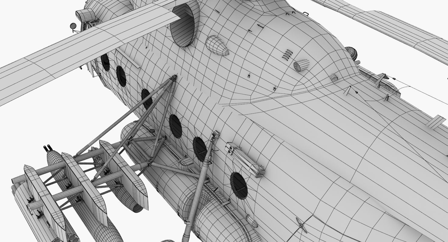  Mi-17 Slovak Air Force  Low-poly 3D model_74