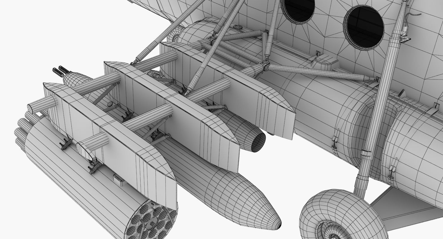  Mi-17 Slovak Air Force  Low-poly 3D model_64