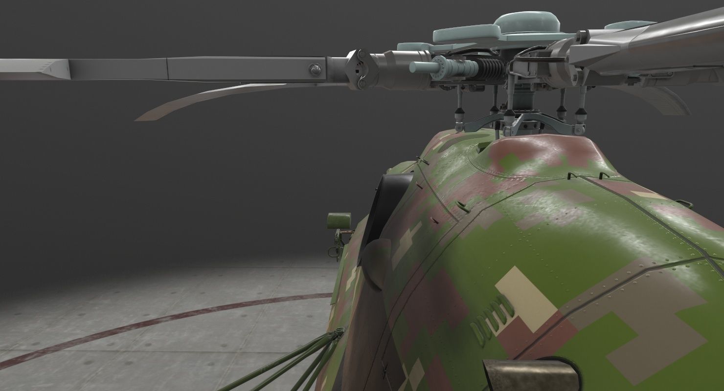  Mi-17 Slovak Air Force  Low-poly 3D model_52