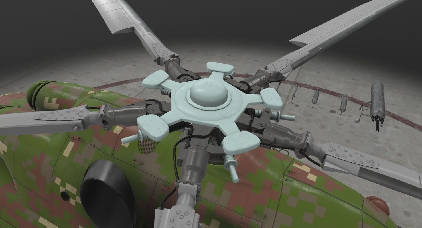  Mi-17 Slovak Air Force  Low-poly 3D model_50