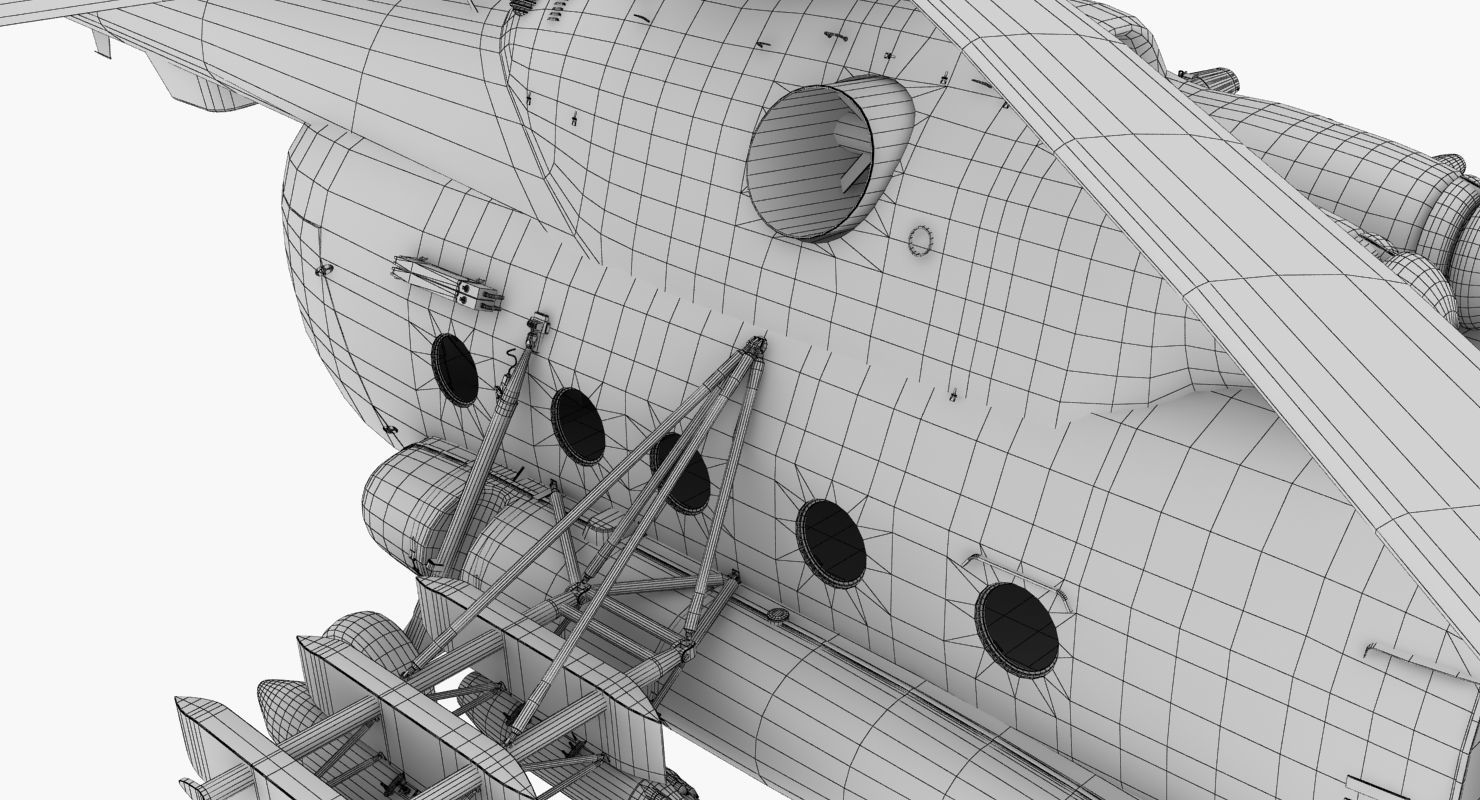  Mi-17 Slovak Air Force  Low-poly 3D model_60