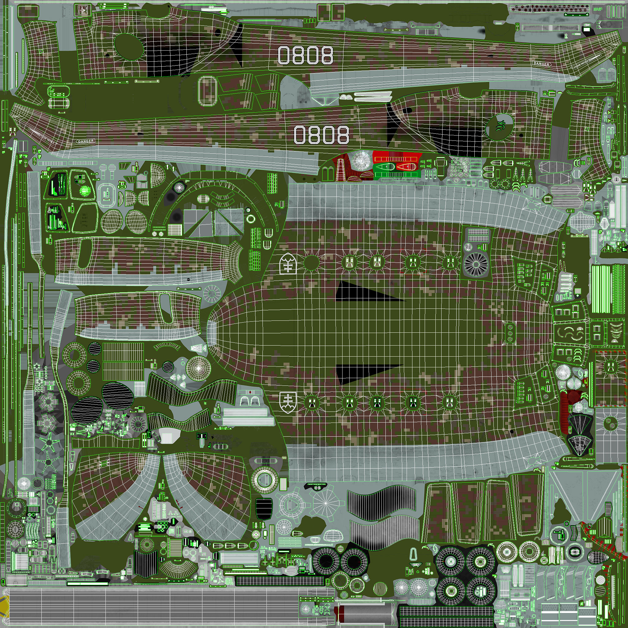  Mi-17 Slovak Air Force  Low-poly 3D model_79