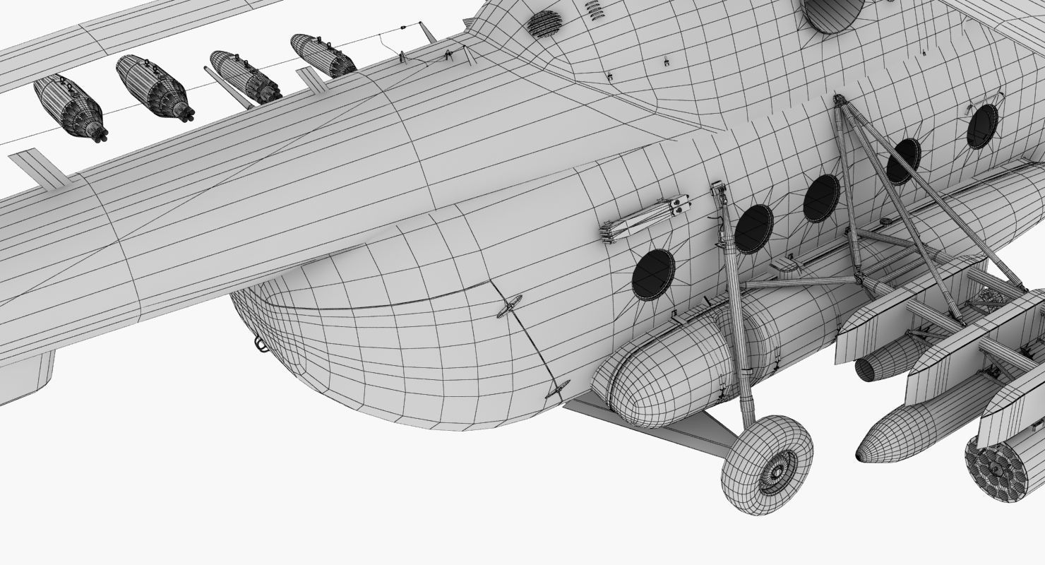 Mi-17 Slovak Air Force  Low-poly 3D model_61