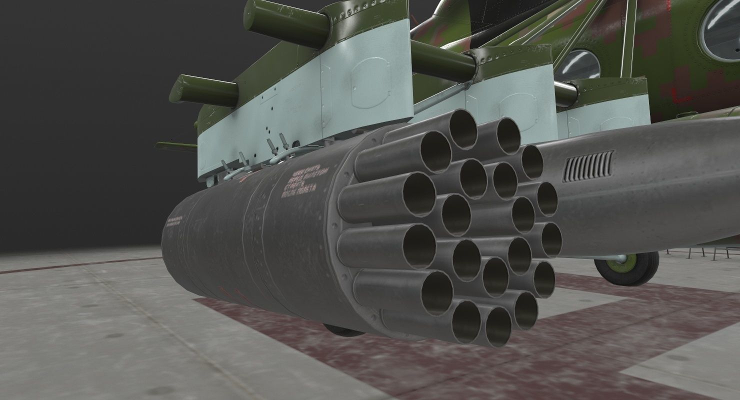  Mi-17 Slovak Air Force  Low-poly 3D model_38