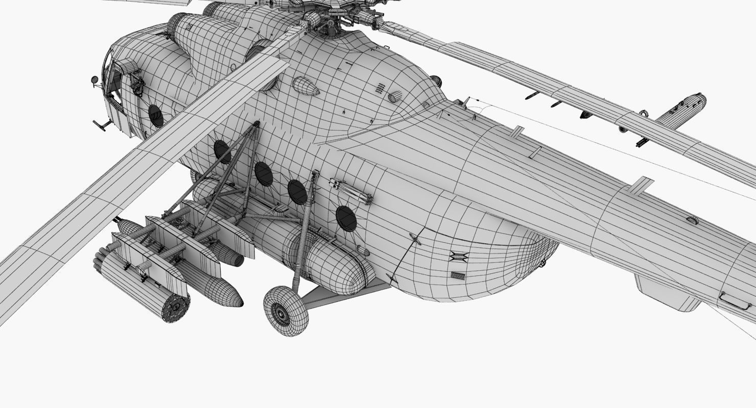  Mi-17 Slovak Air Force  Low-poly 3D model_56
