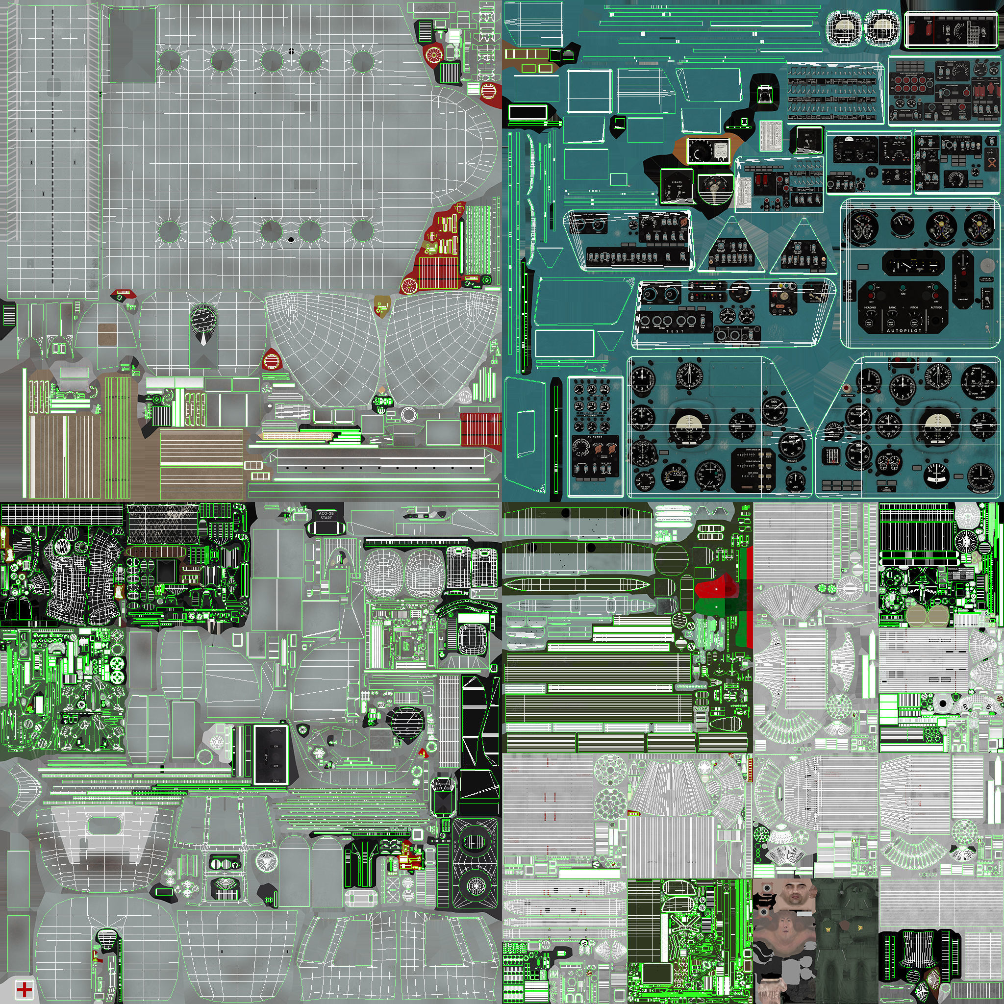  Mi-17 Slovak Air Force  Low-poly 3D model_78
