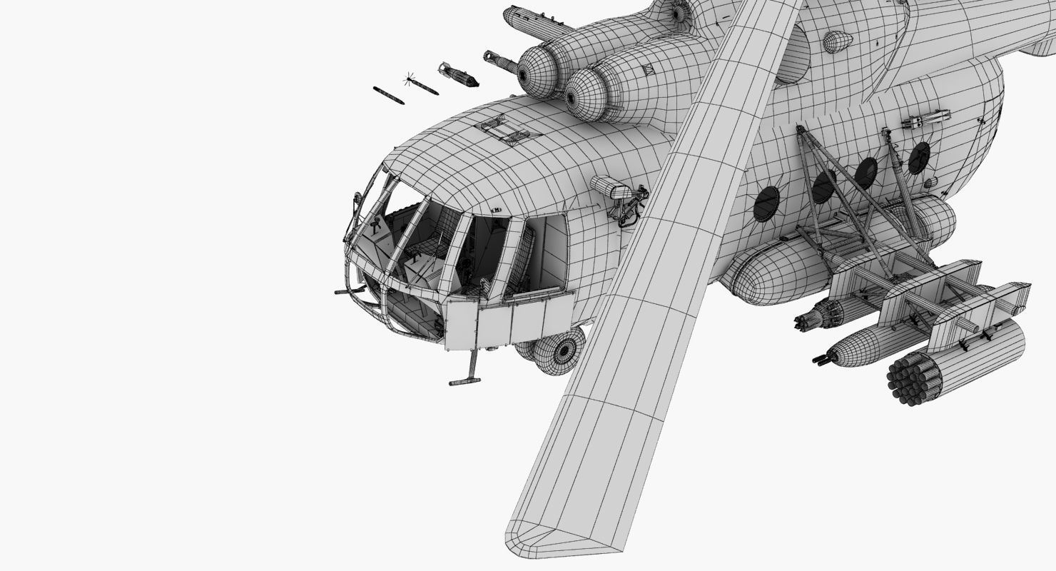  Mi-17 Slovak Air Force  Low-poly 3D model_66