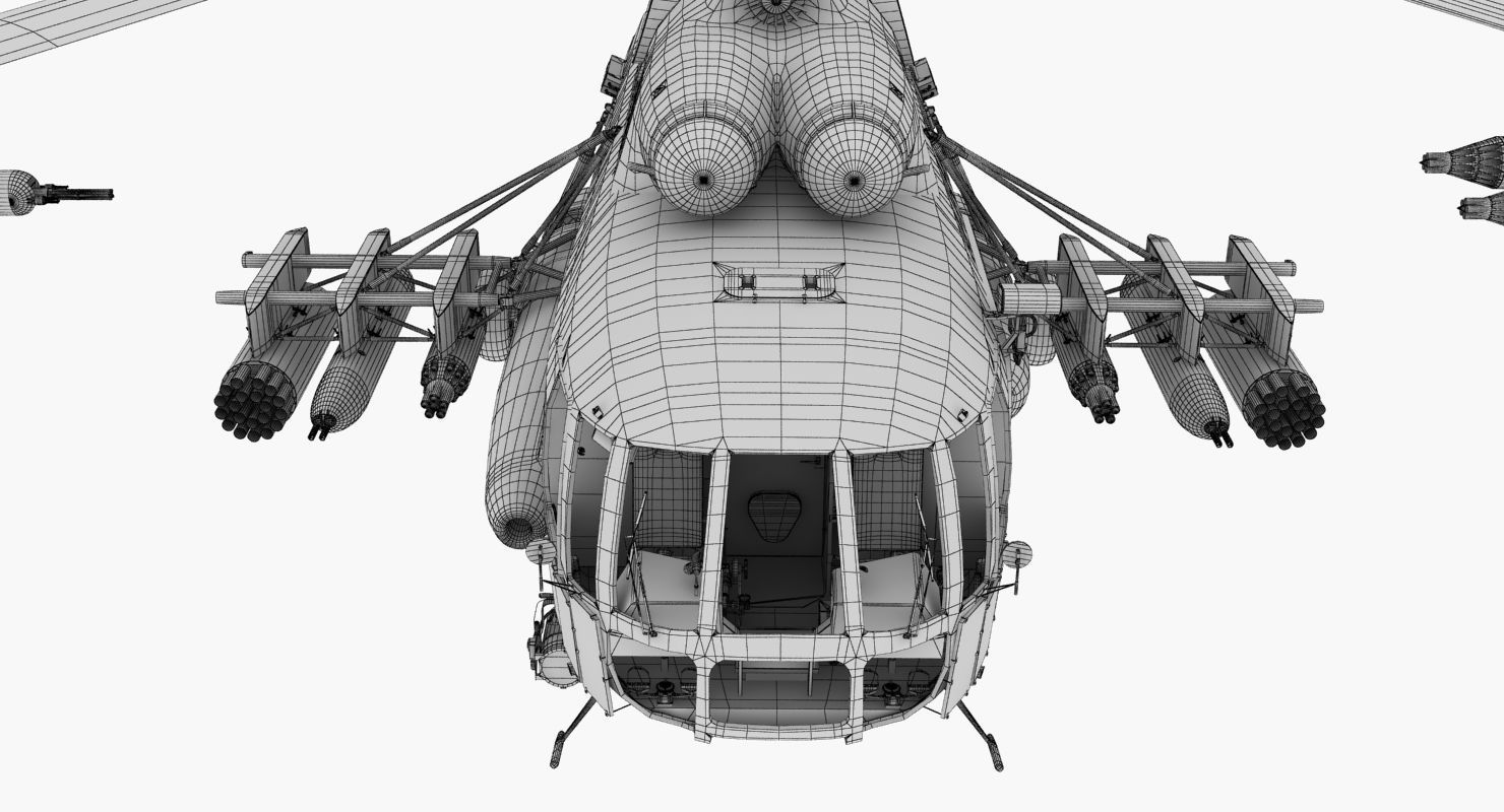  Mi-17 Slovak Air Force  Low-poly 3D model_59