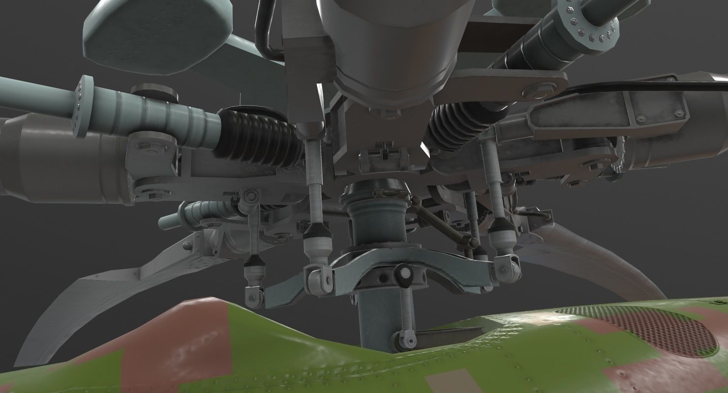  Mi-17 Slovak Air Force  Low-poly 3D model_18