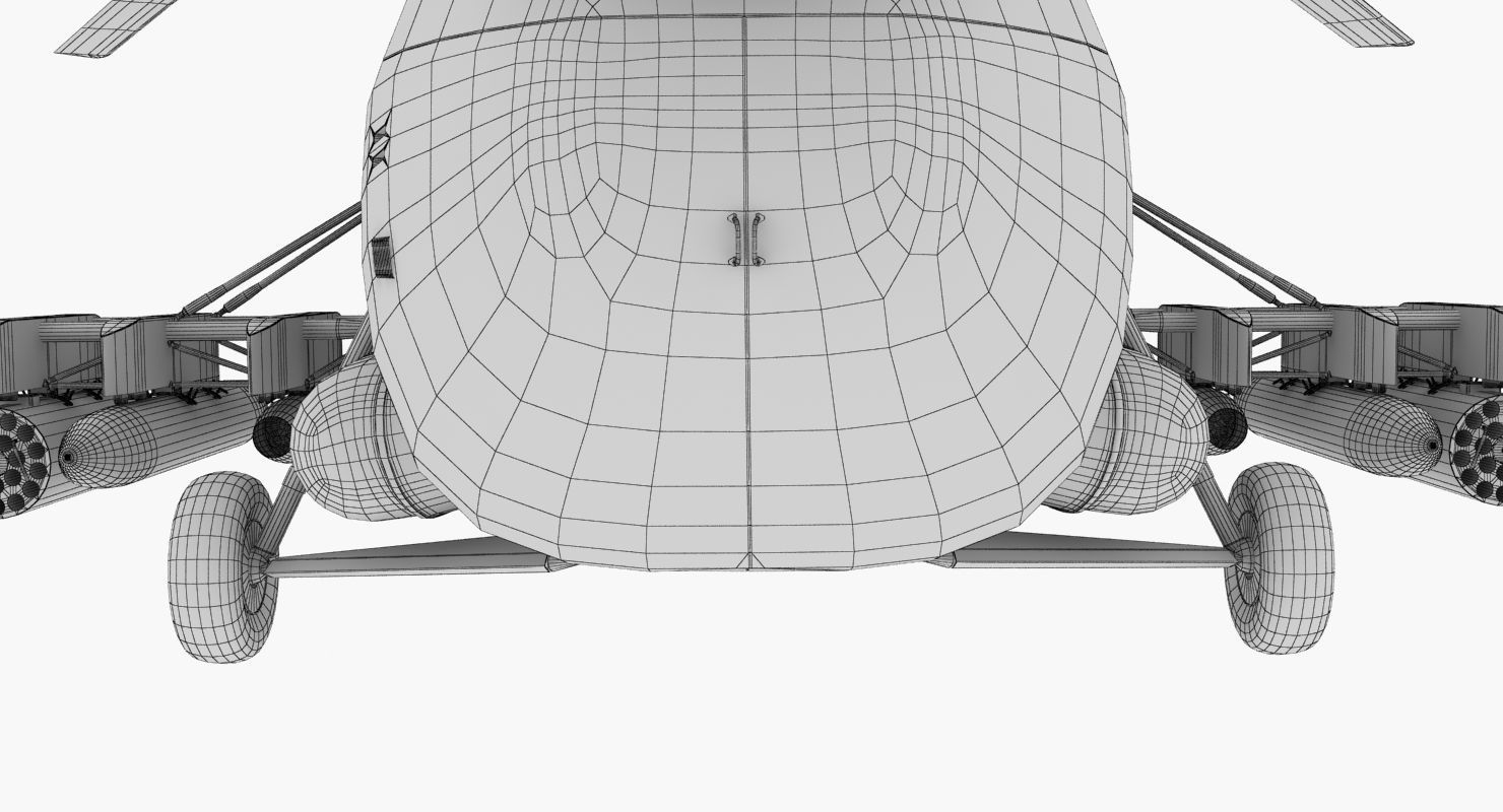  Mi-17 Slovak Air Force  Low-poly 3D model_63